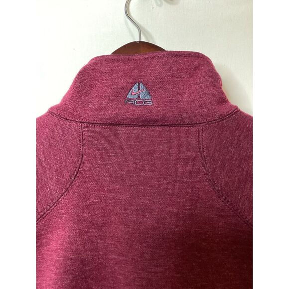 Nike ACG Thermal Full Zip Women Jacket‎ Maroon Red Size Medium - Picture 11 of 16